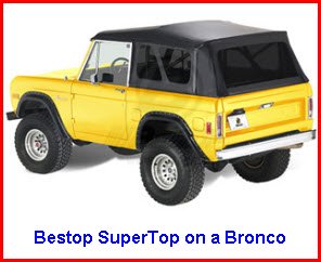 Bestop SuperTop Truck Topper on a Ford Bronco