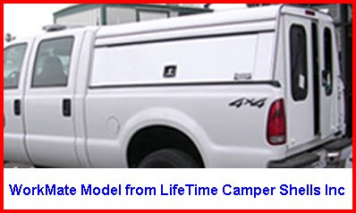 Lifetime Camper Shells Inc Workmate Model Aluminum Truck Cap