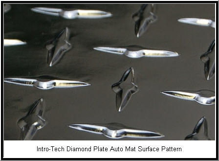 IntroTech Diamond Plate Auto Floor Mat