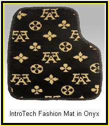 IntroTech Fashion Style Onyx Custom Car Mats