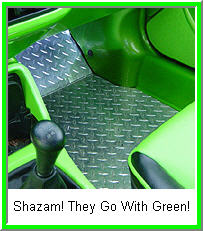 Shiny Aluminum Floor Mats Protect Your Vehicle In Metallic Style